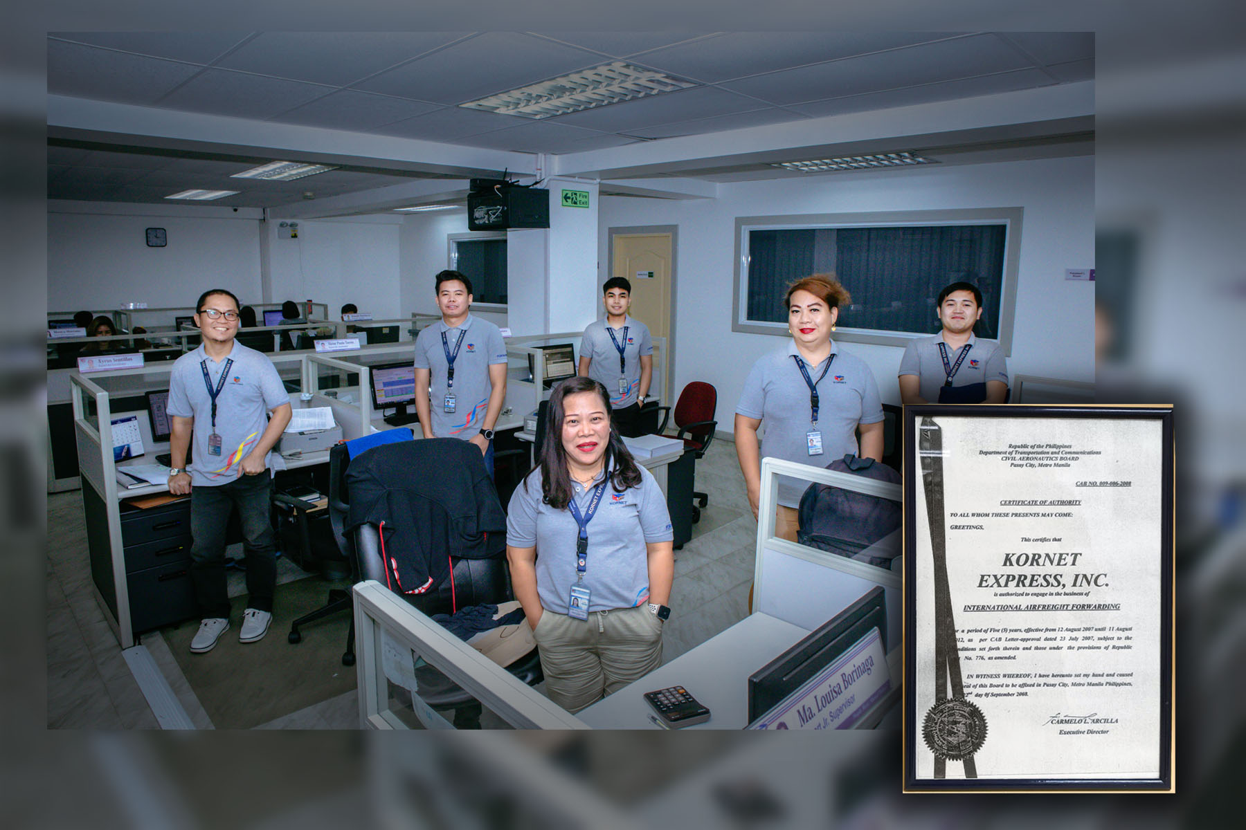 Kornet Express Civil Aeronautics Board accreditation