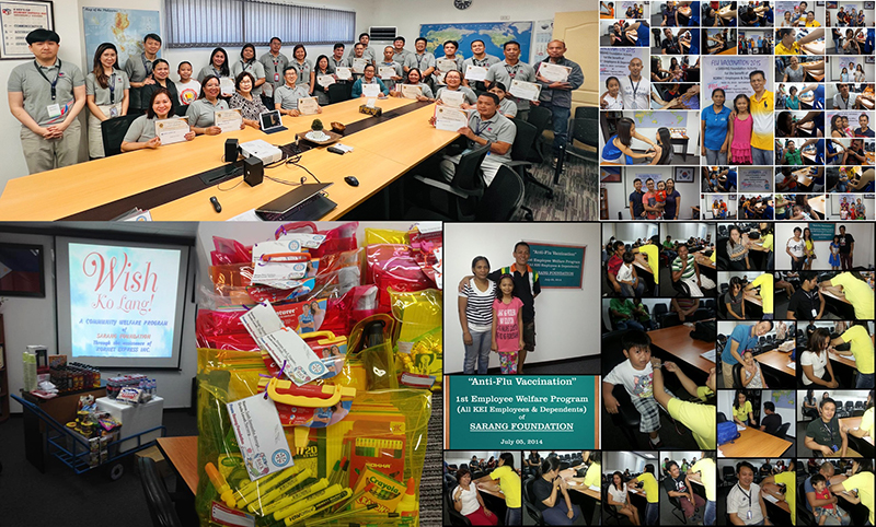 Sarang Foundation community activities